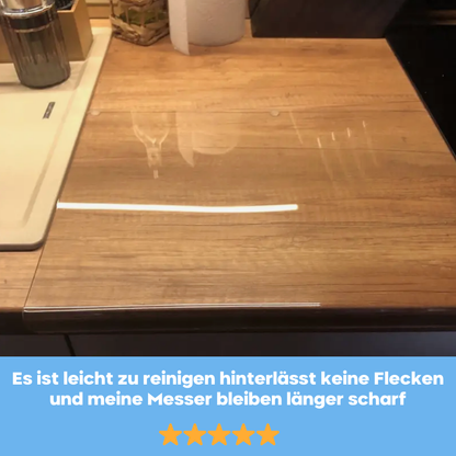 Kristallklares hygienisches Schneidebrett